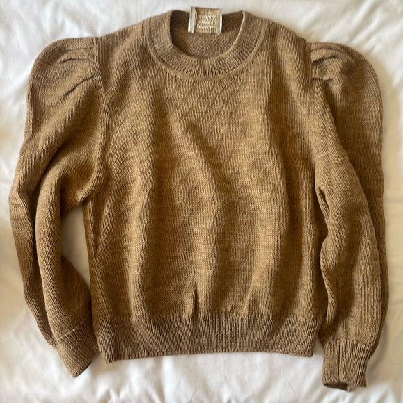 Loeffler Randall Knits for Good sweater - camel - Picture 2 of 4